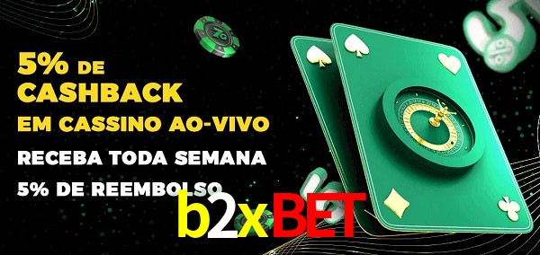Promoções do cassino ao Vivo b2xbet